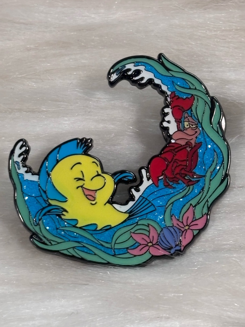 Loungefly Disney Sidekick Moon Pin Blind Box Little Mermaid Sebastian & Flounder